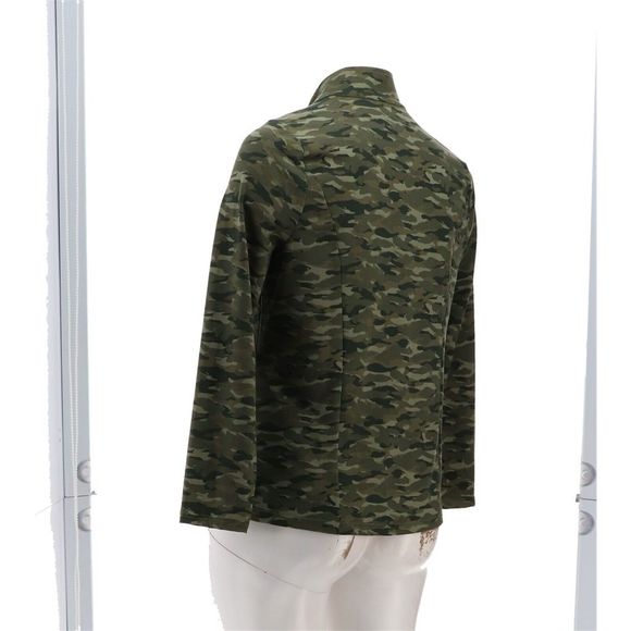Belle Kim Gravel Zip Athletic Jacket Athletic Jacket Camo A468136H - Picture 4 of 9